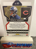 Khalil Herbert  Bears 2021 Panini Prizm Rookie #425