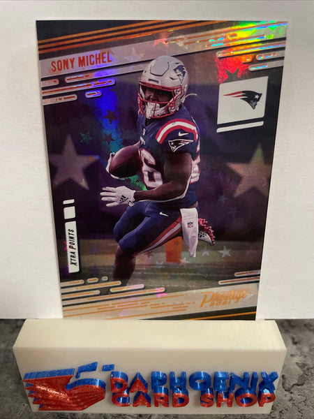 Sony Michel Patriots 2021 Panini Prestige Xtra Points Astral #114