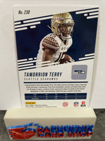 Tamorrion Terry Seahawks 2021 Panini Prestige Xtra Points Astral Rookie #238