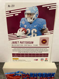 Jaret Patterson  Washington Football Team 2021 Panini Prestige Rookie  #231