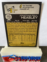 Jonathan Heasley  Royals 2022 Topps Heritage Rookie #713