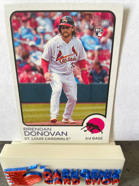 Brendan Donovan  Cardinals 2022 Topps Heritage Rookie #543