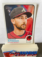 Spencer Strider  Braves 2022 Topps Heritage Rookie #521