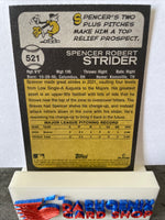 Spencer Strider  Braves 2022 Topps Heritage Rookie #521