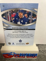 Auston Matthews Maple Leafs 2023-24 Upper Deck MVP #53