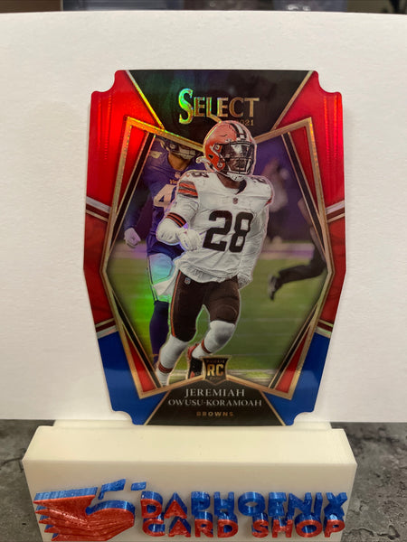 Jeremiah Owusu-Koramoah  Browns 2021 Panini Select Red,White & Blue  Rookie #191