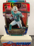 Hunter Long Dolphins 2021 Panini Select Red.White &Blue Die-Cut Prizm  Rookie#93