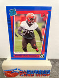 Jeremiah Owusu-Koramoah Browns 2021 Panini Donruss Rookie Press Proof Blue#326