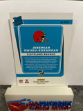 Jeremiah Owusu-Koramoah Browns 2021 Panini Donruss Rookie Press Proof Blue#326