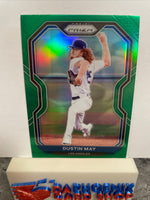 Dustin May  Dodgers 2021 Panini Prizm Green Prizm #205