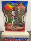 Aaron Nola  Phillies 2021 Panini Prizm Red,White and Blue Prizm #147