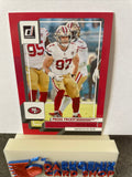 Nick Bosa 49ers 2022 Panini Donruss Press Proof Red #27