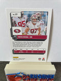 Nick Bosa 49ers 2022 Panini Donruss Press Proof Red #27