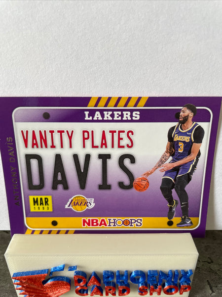 Anthony Davis  Lakers 2020-21 Panini Hoops Vanity Plates #7