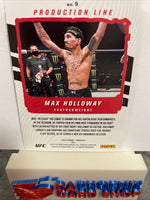 Max Holloway  UFC 2022 Panini Donruss Production Line #9