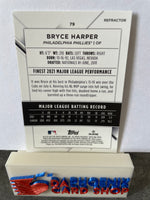 Bryce Harper   Phillies  2022 Topps Finest Refractor #79