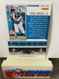 Terrace Marshall Jr.  Panthers 2021 Panini Playbook  Rookie #120