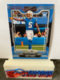 Josh Palmer  Chargers 2021 Panini Playbook Rookie #124