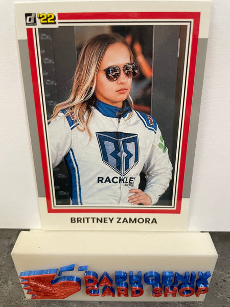 Brittney Zamora  2022  NASCAR Panini Donruss Silver #172