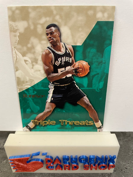 David Robinson Spurs 1996-97 Skybox Premium Triple Threats #TT6