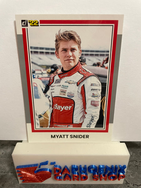 Myatt Snider   2022  NASCAR Panini Donruss Silver #185
