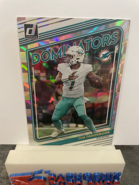 Tua Tagovailoa   Dolphins 2022 Panini Donruss Dominators #D3