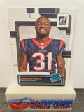 Dameon Pierce  Texans 2022 Panini Donruss Canvas Rated Rookie #340