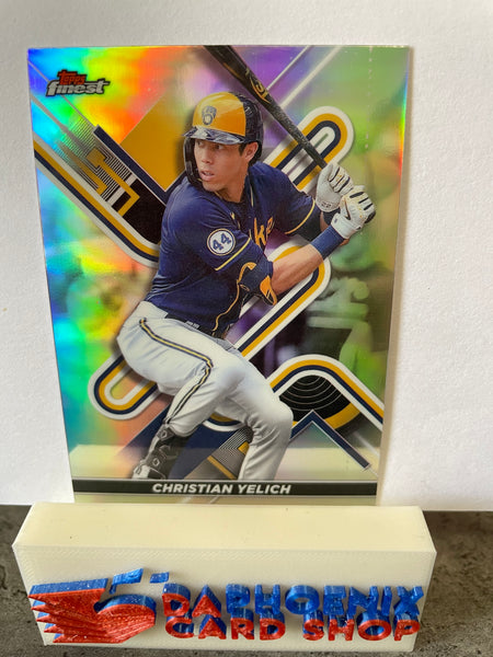 Christian Yelich  Brewers 2022 Topps Finest Refractor #66