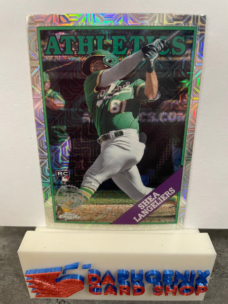 Shea Langeliers   A's 2023  Topps Chrome 88' Silver Pack#T88C-24