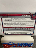 Arol Vera  Angels 2022 Bowman Chrome Blue Saphire #BCP-177