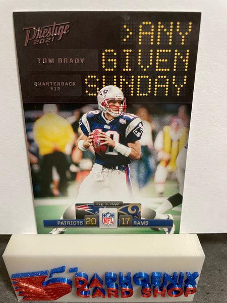 Tom Brady   Patriots 2021 Panini Prestige Any Given Sundays #AGS-TB2