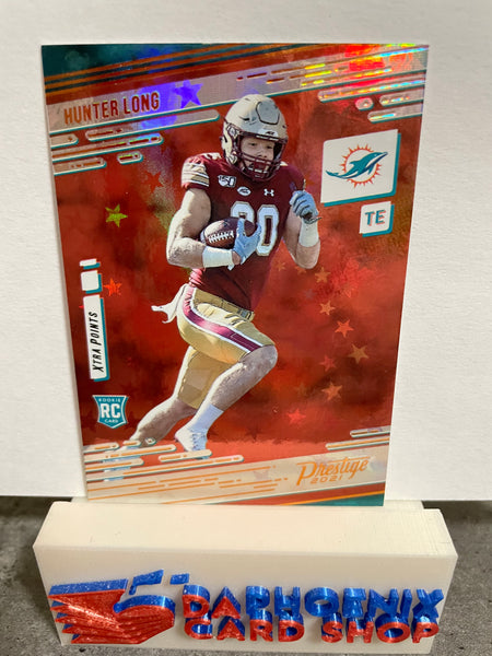 Hunter Long   Dolphins 2021 Panini Prestige Astral Rookie #271