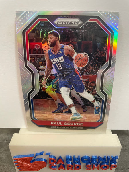 Paul George Clippers 2020-21 Panini Prizm Silver Prizm #14