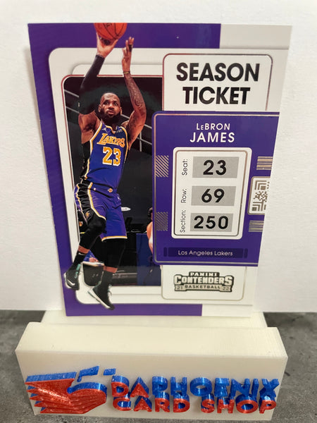 LeBron James  Lakers 2021-22 Panini Contenders #62