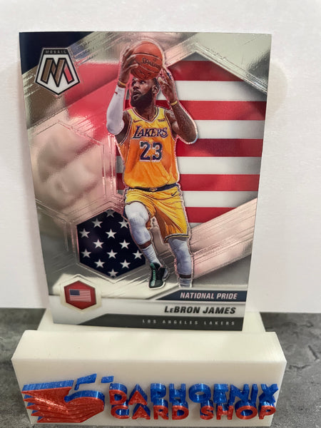 LeBron James  Lakers 2020-21 Panini Mosaic National Pride #247