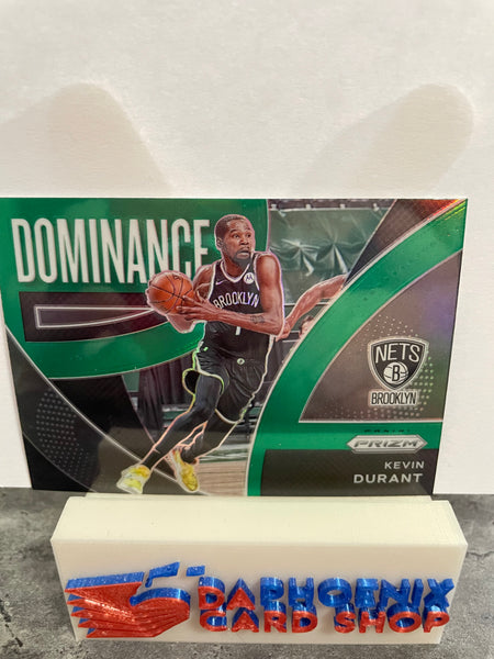 Kevin Durant  Nets 2021-22 Panini Prizm Dominance Green Prizm #4