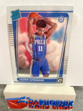 Jaden Springer  76ers 2021-22 Panini Donruss Optic Rated Rookie #187
