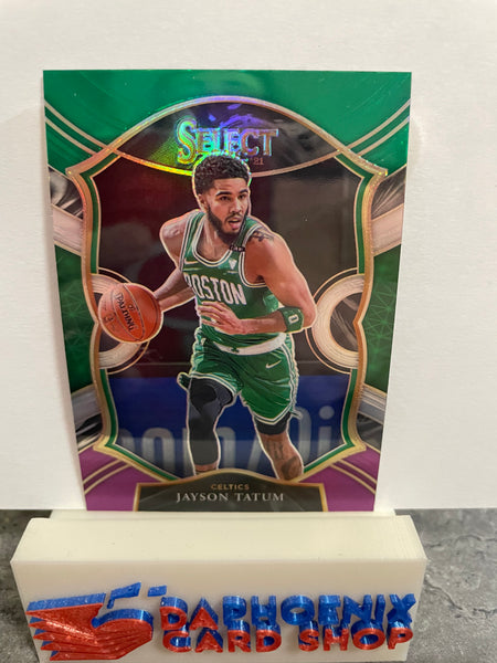 Jayson Tatum  Celtics 2020-21 Panini Select Green,White & Purple Prizm #41