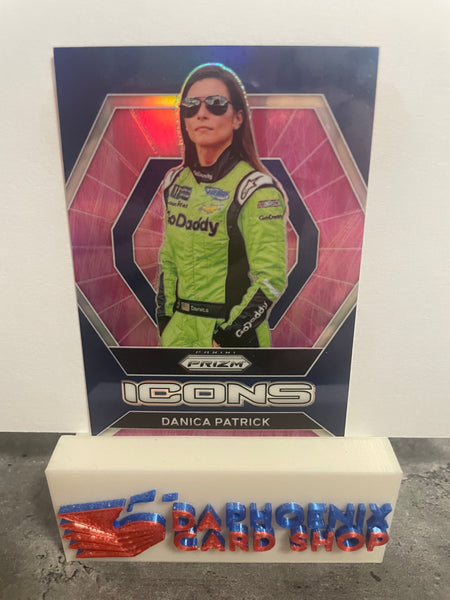 Danica Patrick 2022 NASCAR Panini  Prizm Icons Blue Prizm #86