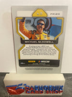 Michael McDowell  2022 NASCAR Panini Prizm Blue Prizm #20