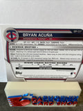 Bryan Acuna  Twins 2023 Bowman Prospect #BP-37