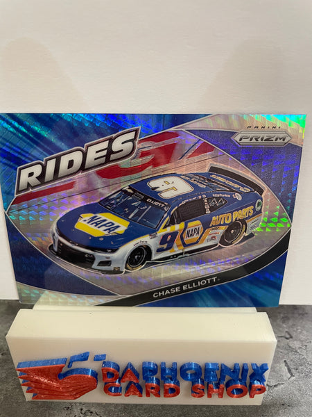 Chase Elliott  2022  NASCAR Panini Prizm Carolina Blue Prizm Rides #61