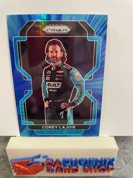 Corey Lajoie NASCAR 2022 Panini Prizm Carolina Blue Prizm #40