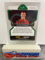 Ryan Preece  2022 NASCAR Panini Prizm Carolina Blue Prizm #21