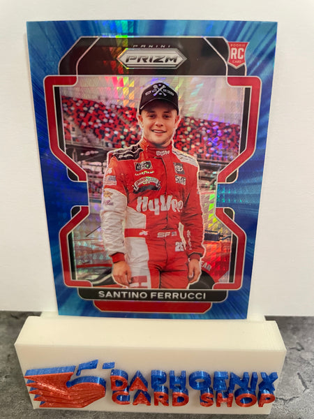 Santino Ferrucci  2022 NASCAR Panini Prizm Carolina Blue Prizm Rookie #2