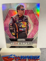 Tony Stewart  2022  NASCAR Panini Prizm Silver Prizm Icons #85