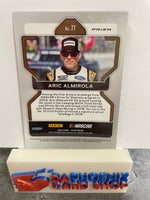 Aric Almirola  2022 NASCAR Panini Prizm Carolina Blue Prizm #77