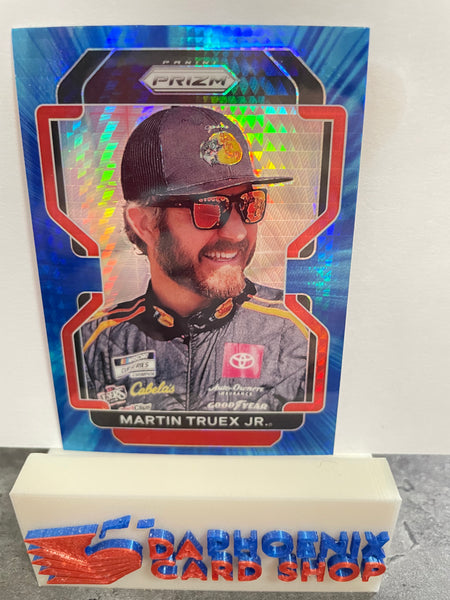 Martin Truex Jr.  2022  NASCAR Panini Prizm Carolina Blue Prizm #76