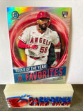 Jo Adell  Angels 2021 Bowman Chrome Rookie Of The Year Favorites Rookie #RRY-JA