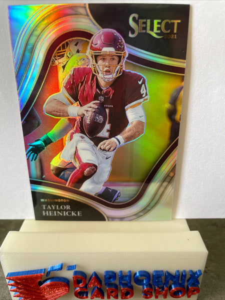 Taylor Heinicke Washington Football Team 2021 Panini Select Silver